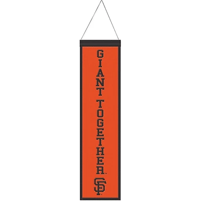 Bannière WinCraft San Francisco Giants 8" x 32" Slogan Wool