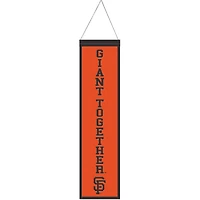 Bannière WinCraft San Francisco Giants 8" x 32" Slogan Wool