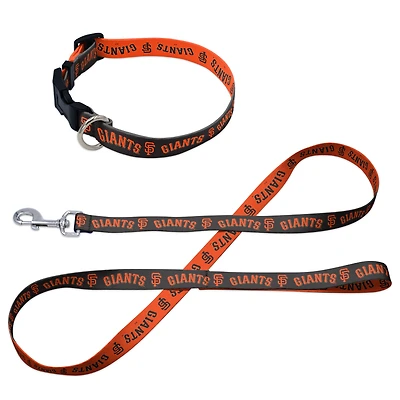 Ensemble laisse et collier pour animaux de compagnie WinCraft San Francisco Giants