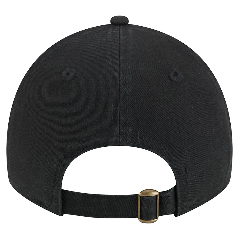 Casquette ajustable New Era noire San Francisco Giants Preppy Team 9TWENTY pour femme