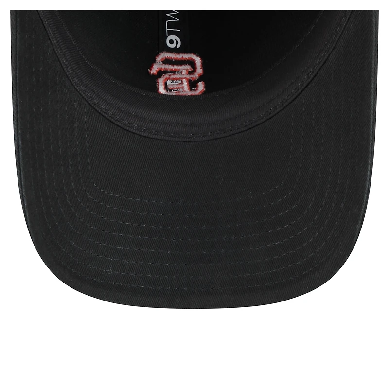 Casquette ajustable New Era noire San Francisco Giants Preppy Team 9TWENTY pour femme