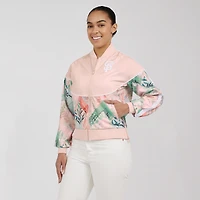 Veste de survêtement zippée entièrement raglan des Giants San Francisco pour femmes WEAR by Erin Andrews Sand