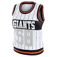 Débardeur sportif blanc des Giants de San Francisco pour femmes WEAR by Erin Andrews