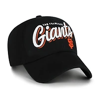 Women's '47 Black San Francisco Giants Ariana Clean Up Adjustable Hat