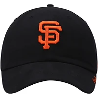 Women's '47 Black San Francisco Giants Team Miata Clean Up Adjustable Hat