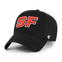 Women's '47  Black San Francisco Giants Zoey Clean Up Adjustable Hat