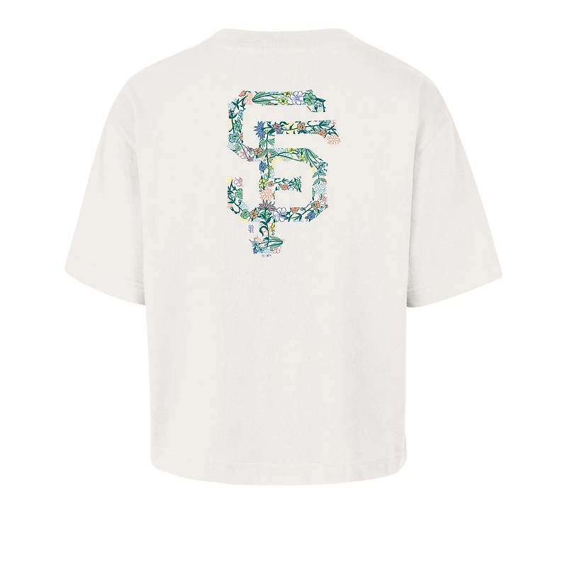 T-shirt court « 47 Natural » pour femme, motif « Full Bloom » des Giants de San Francisco