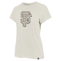 Women's '47 Oatmeal San Francisco Giants Panthera Frankie T-shirt