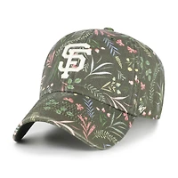 Women's '47 Olive San Francisco Giants Moss Verbena Clean Up Adjustable Hat