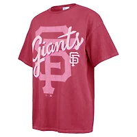 T-shirt rose '47 pour femmes des Giants de San Francisco Dopamine Tradition