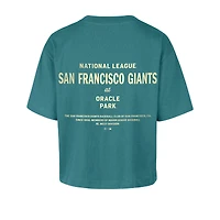 T-shirt femme '47 Teal San Francisco Giants Contemporary Basics Leon City