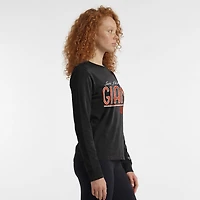 Women's Champion  Black San Francisco Giants Long Sleeve T-Shirt