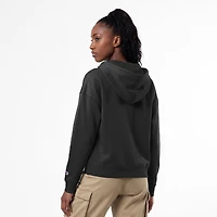 Women's Champion Black San Francisco Giants Powerblend Fleece Full-Zip Hoodie