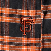 Ensemble de nuit avec écusson pour femmes Concepts Sport Noir/Orange Giants San Francisco