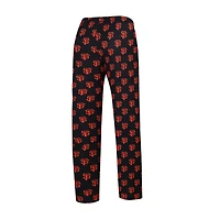 Ensemble de nuit Concepts Sport pour femmes, t-shirt à manches longues et pantalon jauge des Giants San Francisco, blanc/noir