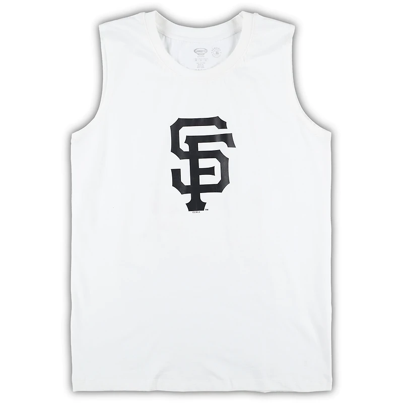 Concepts Sport Ensemble de nuit avec débardeur et short des Giants San Francisco pour femme, blanc/noir