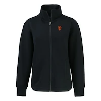 Women's Cutter & Buck Black San Francisco Giants Roam Eco Recycled Full-Zip Jacket