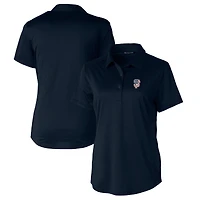 Women's Cutter & Buck Navy San Francisco Giants Americana Logo Prospect DryTec Textured Stretch Polo