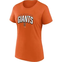 Women's Fanatics Black/Orange San Francisco Giants Fan T-Shirt Combo Set