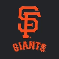 Women's Fanatics Black/White San Francisco Giants Backup Option Pullover Hoodie