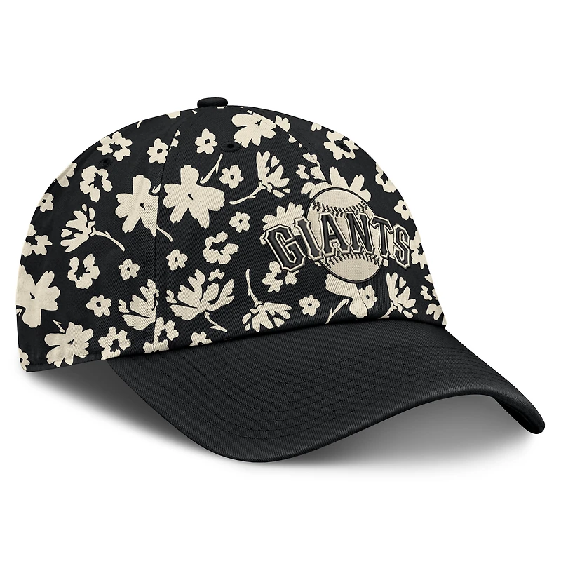 Women's Fanatics Black San Francisco Giants Blossom Adjustable Hat
