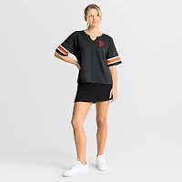 T-shirt Fanatics noir pour femme, motif Curl Route des Giants de San Francisco