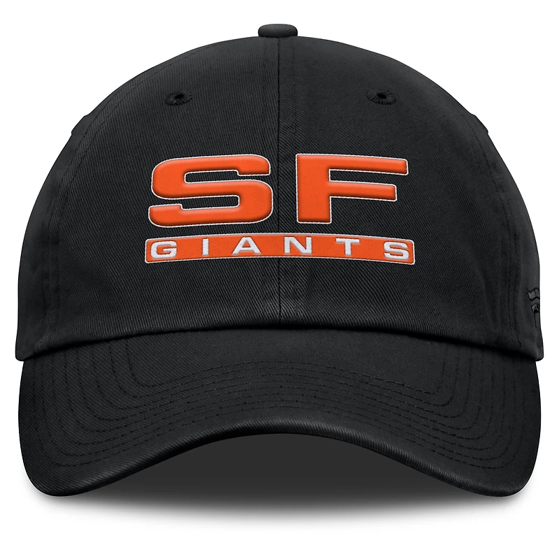Casquette ajustable noire pour femmes Fanatics San Francisco Giants Fly Out