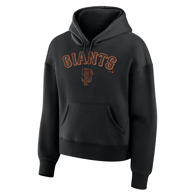 Women's Fanatics  Black San Francisco Giants Lockup Legacy Fleece Hoodie