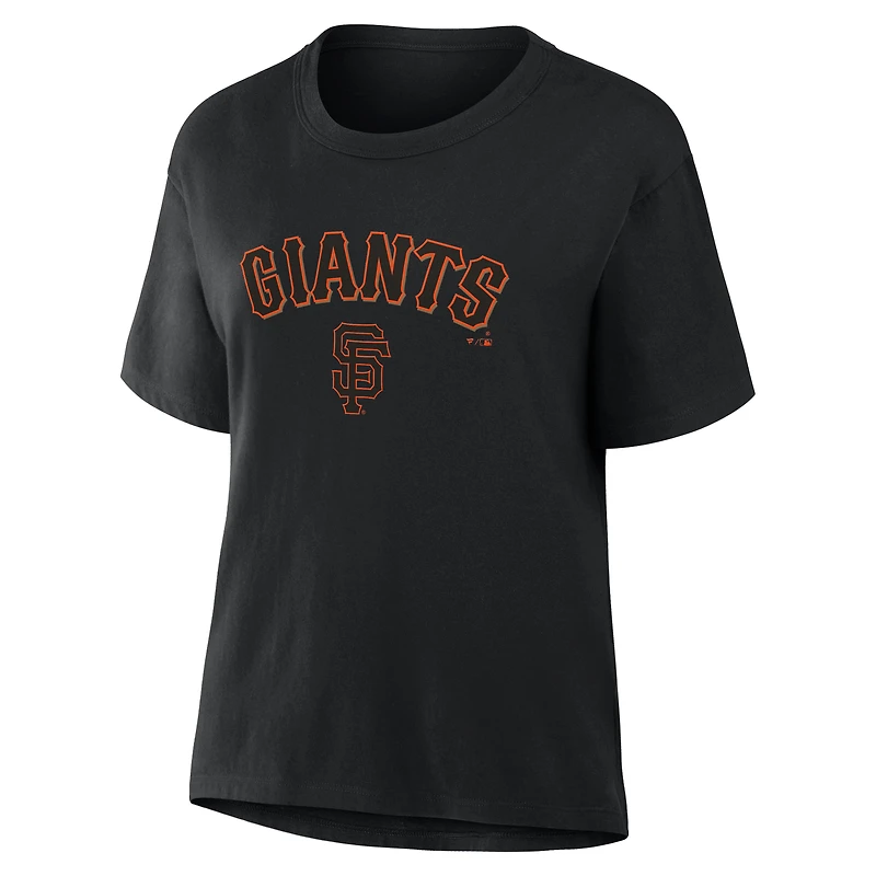 T-shirt noir Fanatics pour femmes, collection Lockup Legacy des Giants de San Francisco