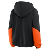 Sweat à capuche surdimensionné noir Fanatics pour femmes des Giants de San Francisco Time to Win