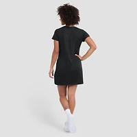 Robe t-shirt drapée froncée noire Fanatics pour femme des Giants de San Francisco