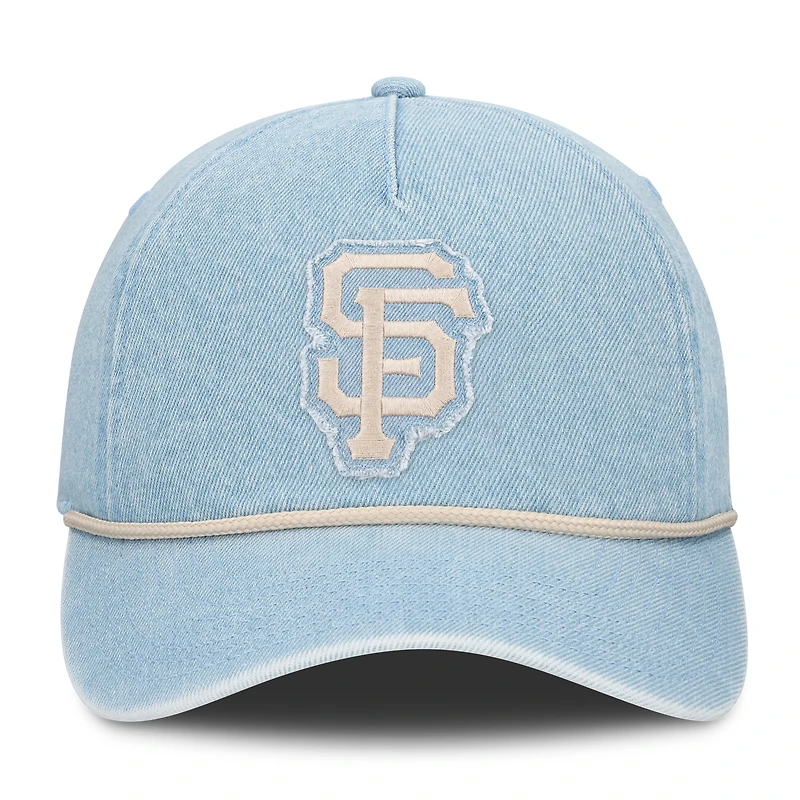 Women's Fanatics  Denim San Francisco Giants Roped Adjustable Hat