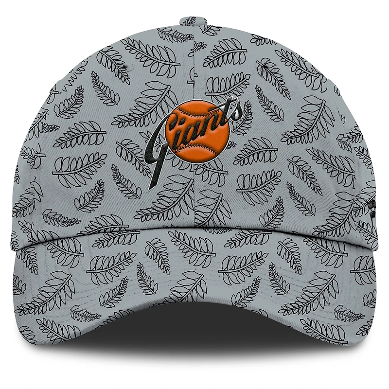 Casquette ajustable Cooperstown Collection pour femmes Fanatics grise des Giants de San Francisco