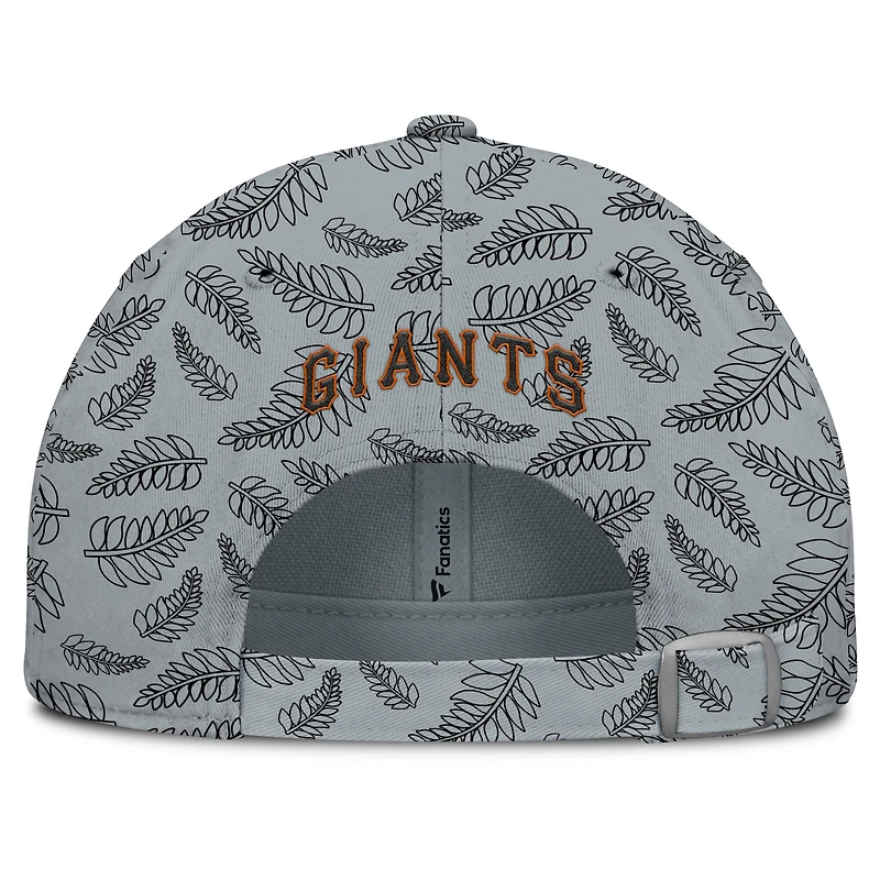 Casquette ajustable Cooperstown Collection pour femmes Fanatics grise des Giants de San Francisco