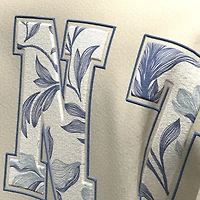 Women's Fanatics  Light Beige San Francisco Giants Spirit Floral Script Cropped Long-Sleeve T-Shirt