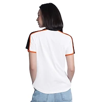 Women's G-III 4Her by Carl Banks  White San Francisco Giants First Lane Fashion T-Shirt