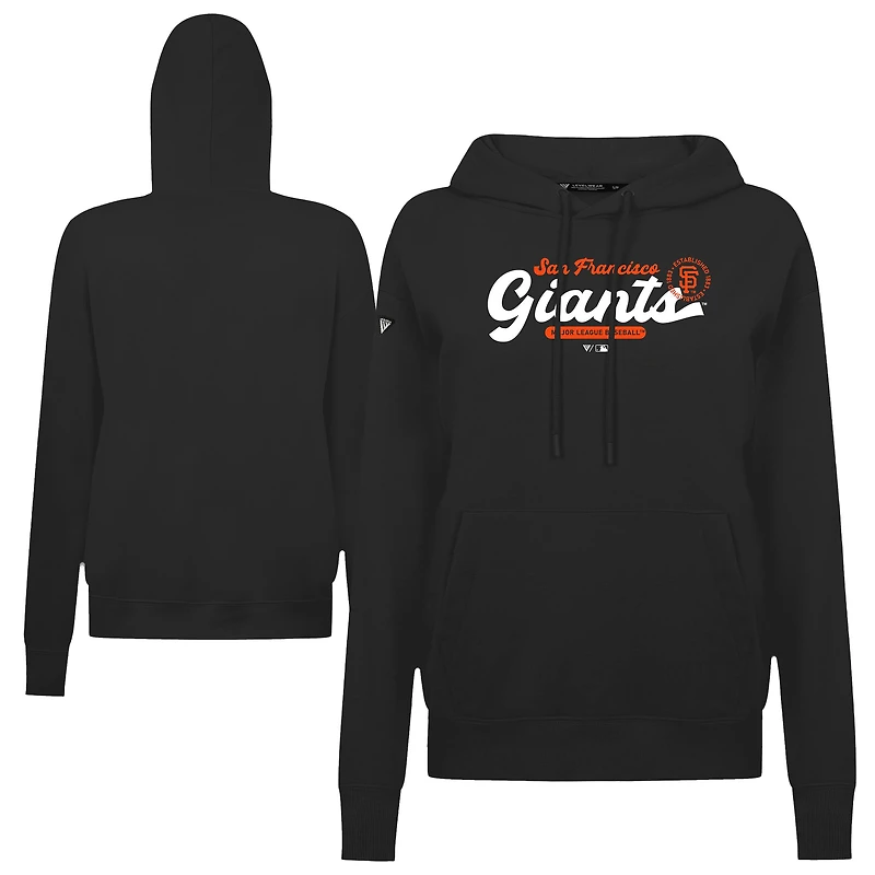 Sweat à capuche noir Levelwear pour femme, motif Accolade Adorn Monument des Giants de San Francisco