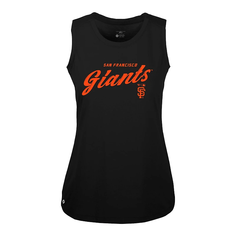 Débardeur noir Levelwear pour femme, Accolade Macy Prospect des Giants de San Francisco