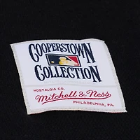 Women's Mitchell & Ness Black San Francisco Giants Cooperstown Collection Phantom Cropped T-Shirt