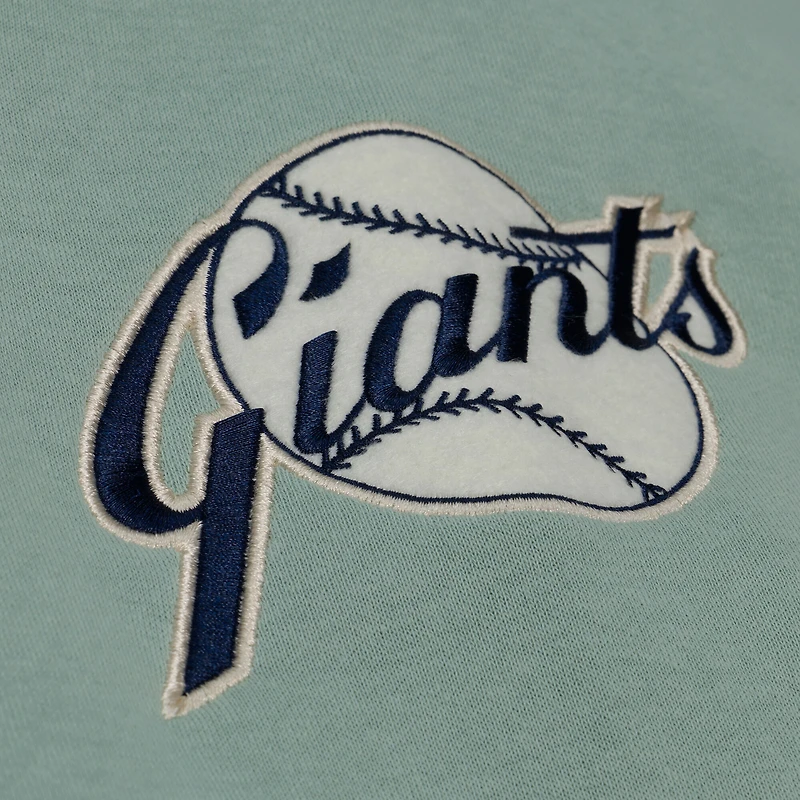 Women's Mitchell & Ness  Green San Francisco Giants Yacht Rock Sweatshirt