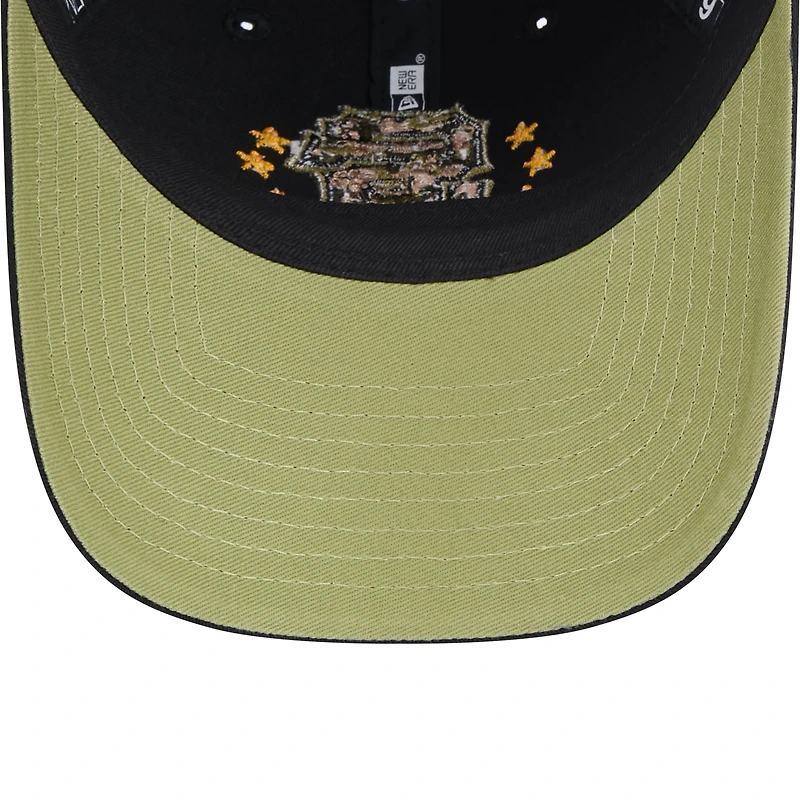 Casquette ajustable 9TWENTY pour la Journée des forces armées 2024 New Era noire des Giants de San Francisco pour femme