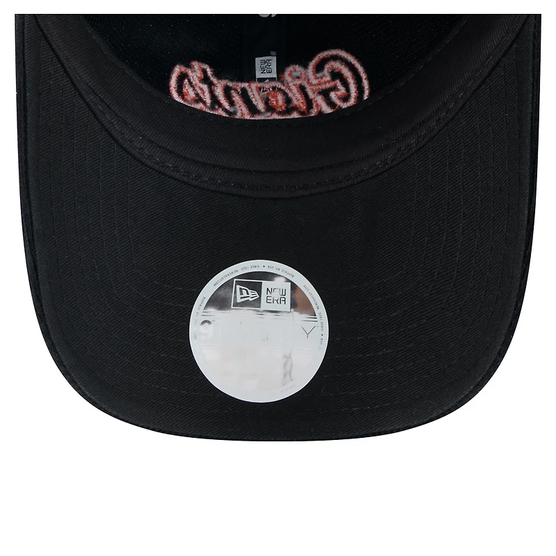 Women's New Era Black San Francisco Giants Corduroy 9TWENTY Adjustable Hat