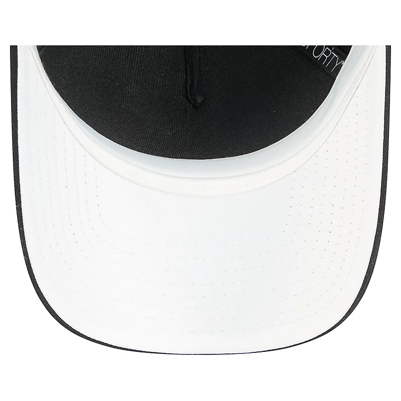 Women's New Era Black San Francisco Giants Metallic A-Frame 9FORTY Adjustable Hat