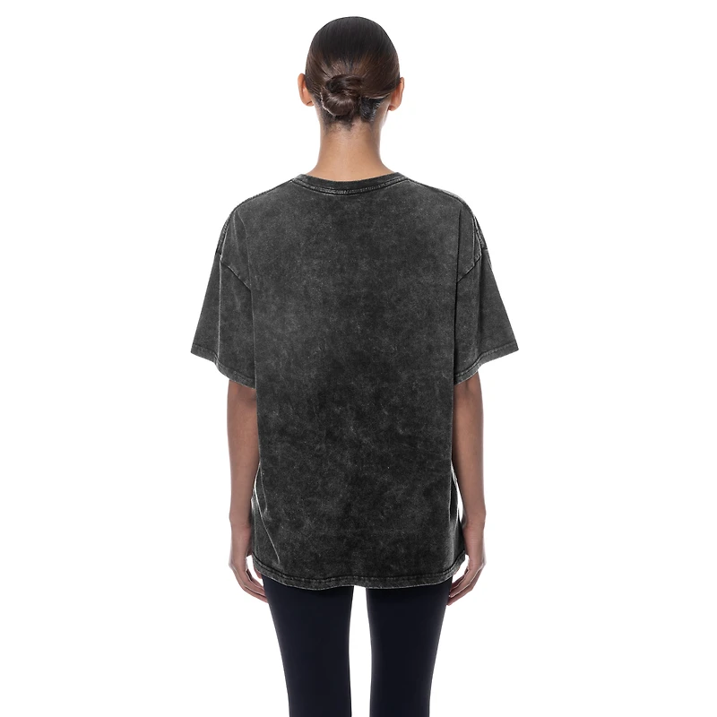 T-shirt boyfriend oversize noir New Era pour femme, motif Giants de San Francisco
