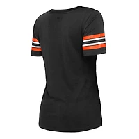 T-shirt femme New Era noir San Francisco Giants Team Stripe