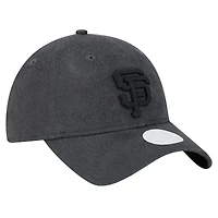 Women's New Era Black San Francisco Giants Tonal Floral 9TWENTY Adjustable Hat
