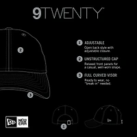 Women's New Era Black San Francisco Giants Tonal Floral 9TWENTY Adjustable Hat