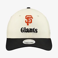 Women's New Era Cream/Black San Francisco Giants Primary 9FORTY M-Crown Adjustable Hat