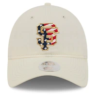 Women's New Era Cream San Francisco Giants USA 250 Fourth of July 9TWENTY Adjustable Hat