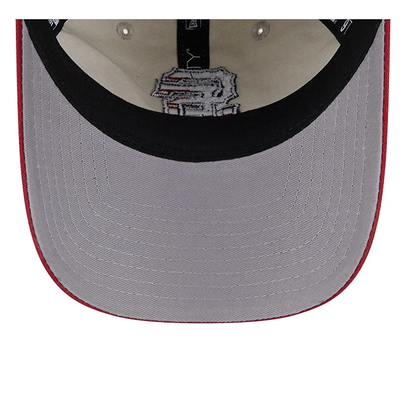 Women's New Era  Khaki/Red San Francisco Giants 2024 Fourth of July 9TWENTY Adjustable Hat